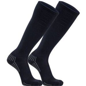 Franklin Sports Youth Baseball Athletic Socks Mid-Calf Durable Solid Ribbed - S